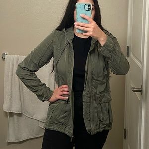 American Eagle Green Utility Jacket